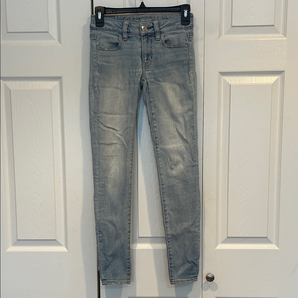 American Eagle Outfitters Light Blue Women's Skinny Jeans